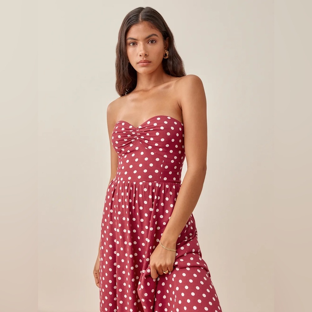 Reformation Aymaline Strapless Dress *SOLD OUT ONLINE*